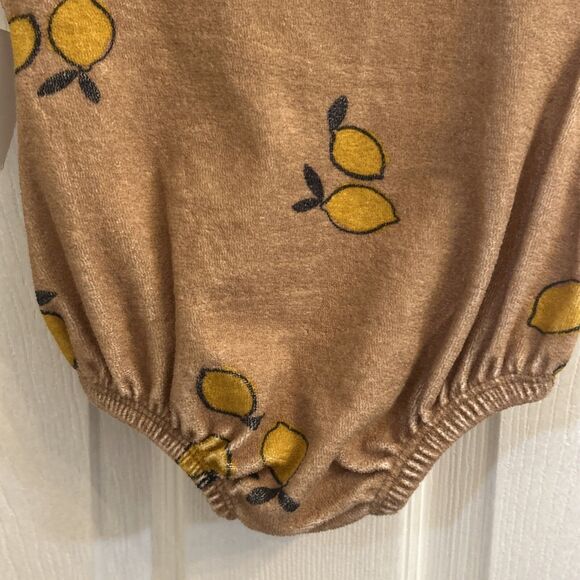NWT Grayson Mini Bubble Romper Lemon Fruit Neutral 0-3M NEW Baby Girls Summer - Picture 13 of 13